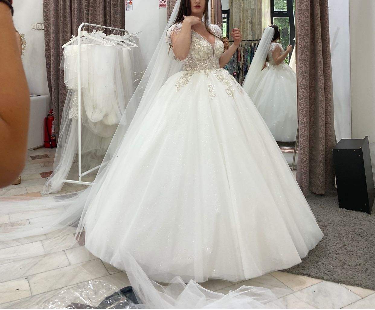 Rochie de mireasa stil printesa trendy bride