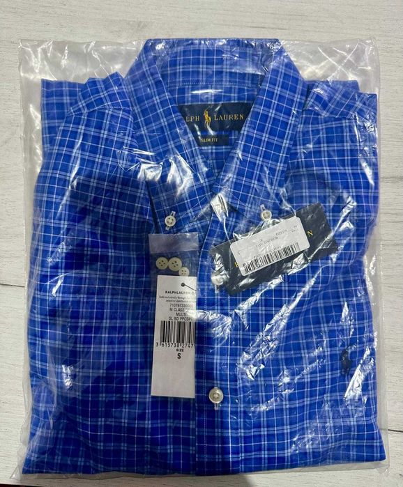 Polo Ralph Lauren Slim Fit Striped Poplin shirt S размер