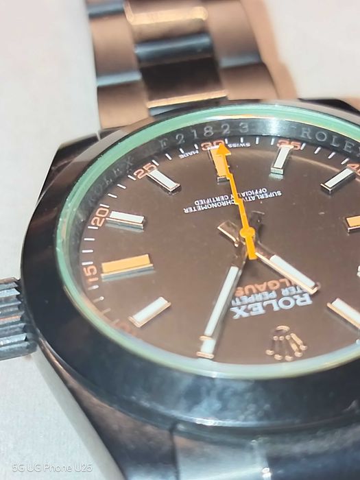 Rolex Oyster Perpetual Milgauss Черен Оригинал