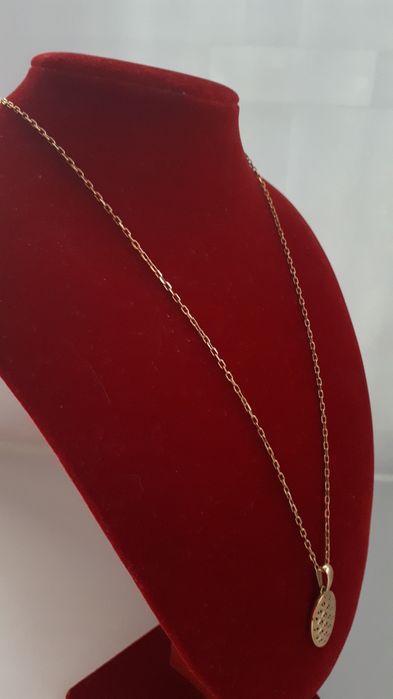 цепочка красный золото росийский, 585-п,