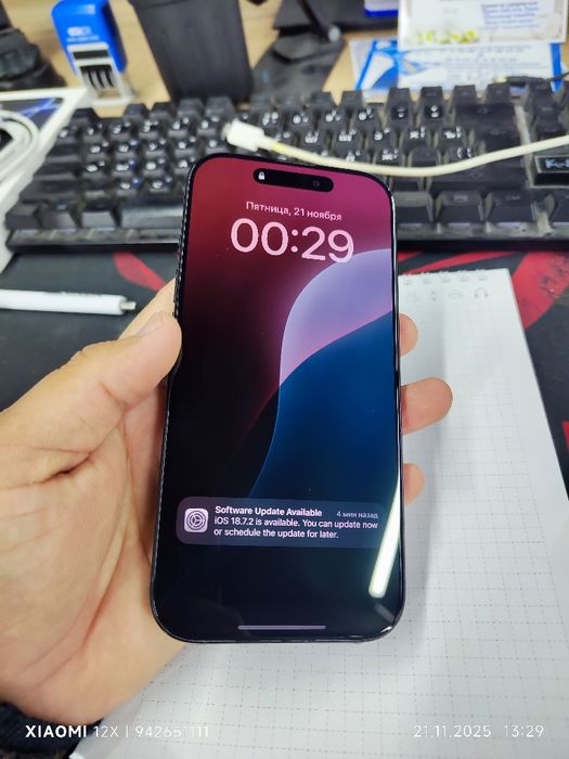 Iphone 16 pro 128 CH/A dual sim  100 Yomkis 41 sikl