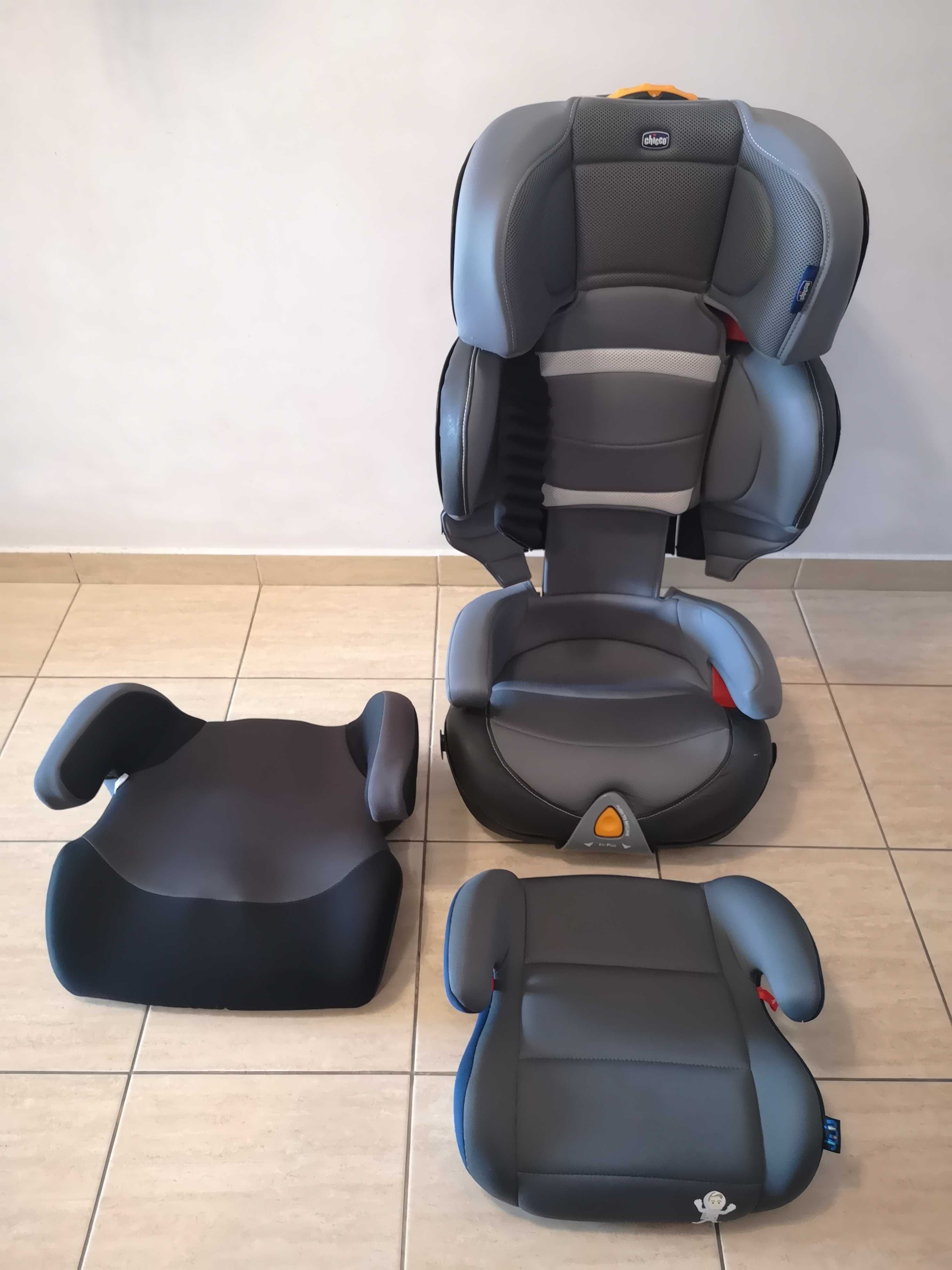 Vand scaun auto Chicco cu isofix + 2 sau 1 buc inaltator auto copii