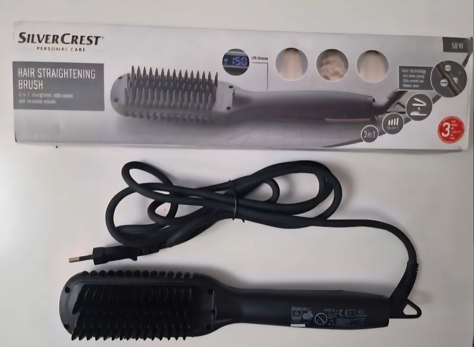 Placa/Perie de indreptat parul / valuri / volum SILVERCREST