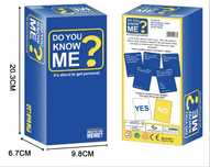 Joc de societate “Do you know me”, NOU