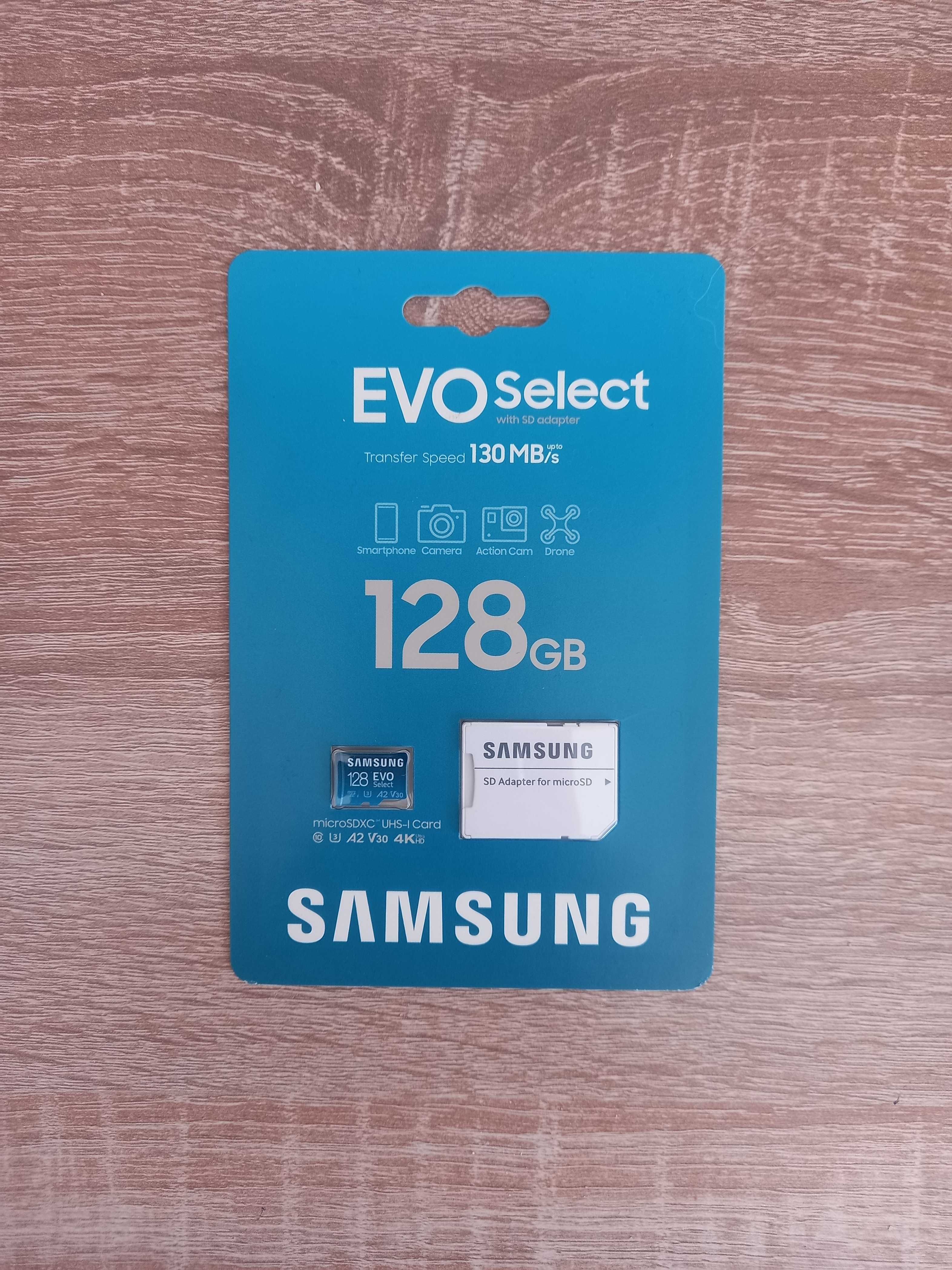 Samsung карта памет (256 GB или 128 GB)+SD адаптер