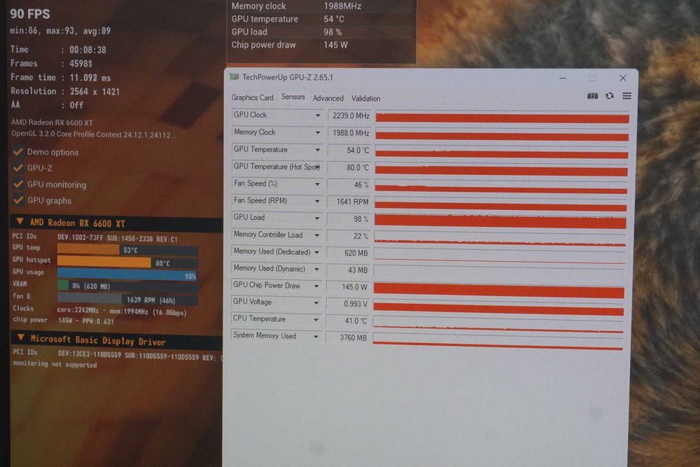Видеокарта RX 6600 XT 8GB Gigabyte Gaming OC / вкл ДДС