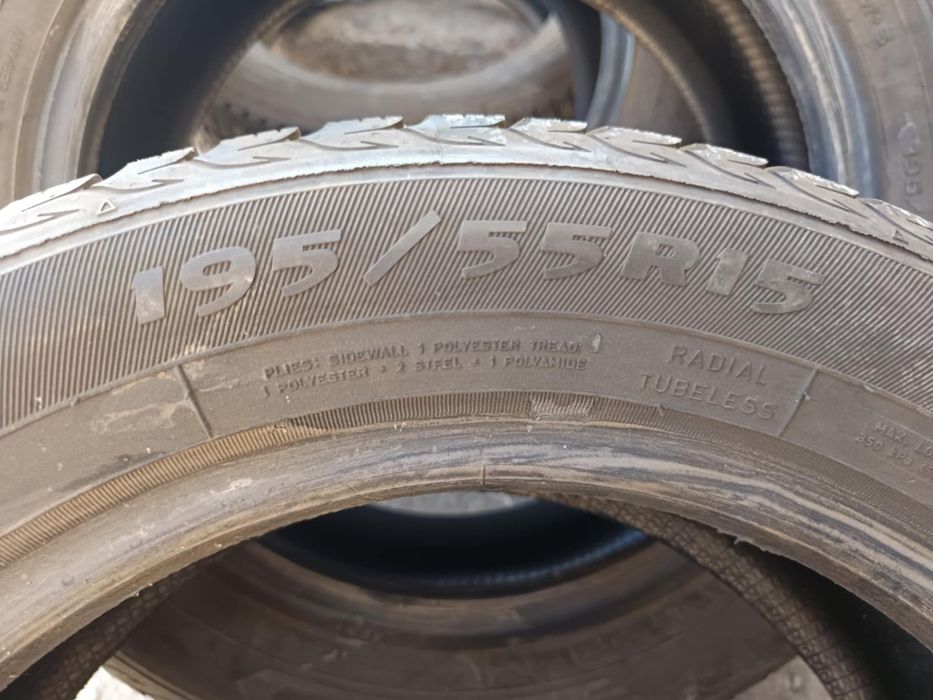 195/55/15 4броя Debica Frigo.Гумите са неразличими от нови,без кривини