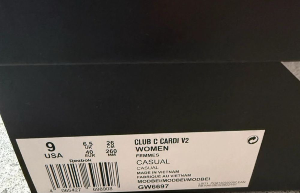 Adidasi dama Reebook Cardi B