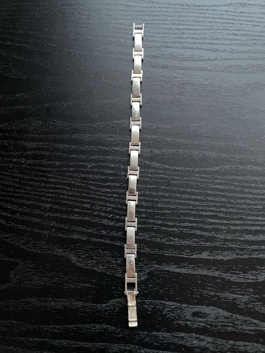 Сребърен синджир/ланец Картие и сребърна гривна