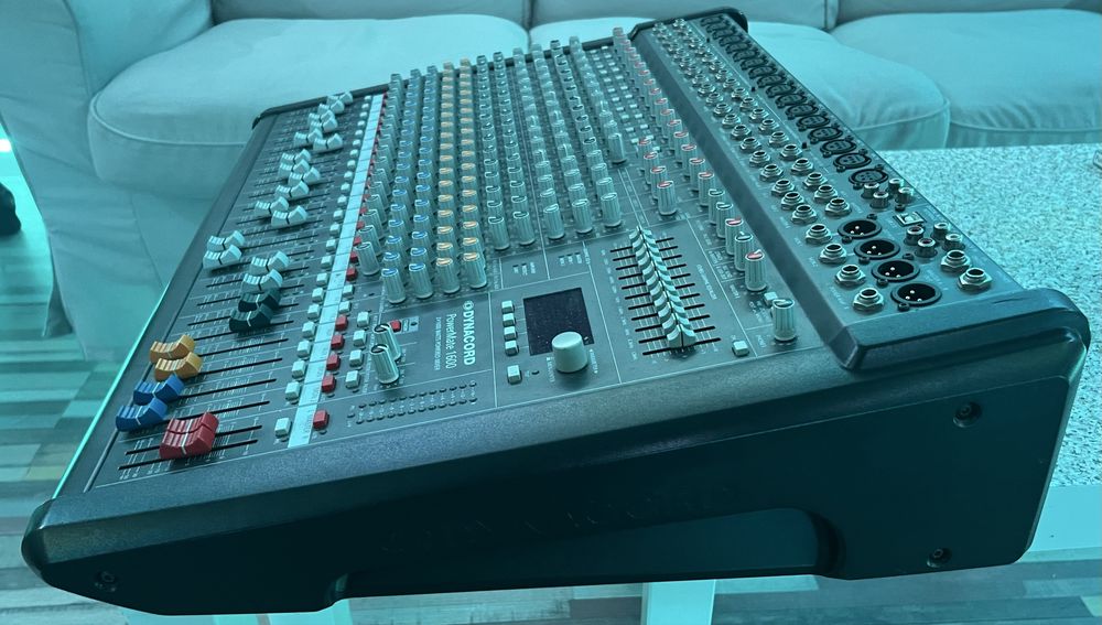Vand mixer Dynacord Powermate 1600-3 original made in Germany + KEYS