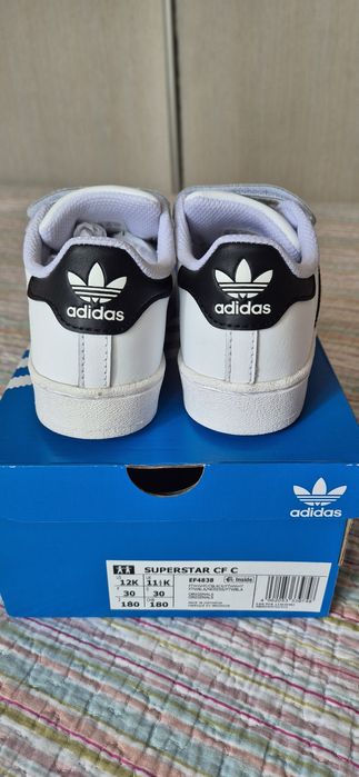 Adidas superstar CF, Noi,măsură 30