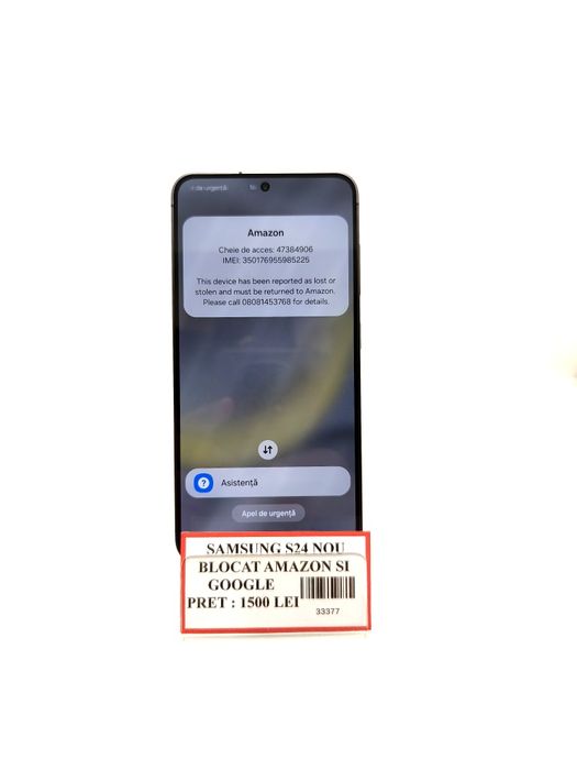 Royal Shop Samsung S24 Nou blocat Amazon și google