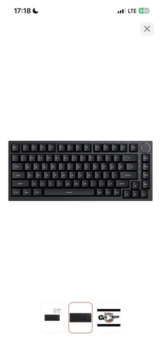 Клавиатура Ajazz AK820 черный