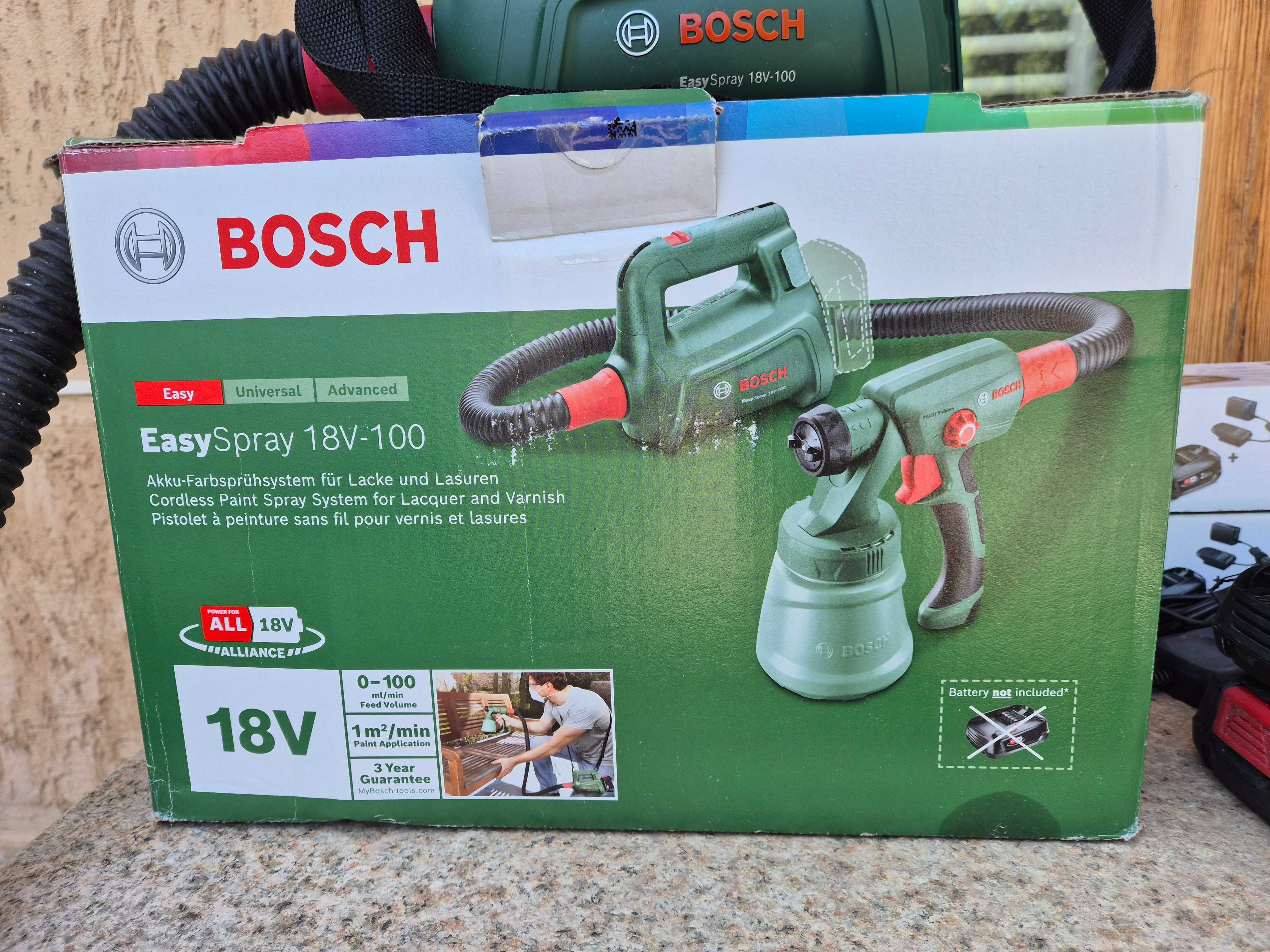 Bosch Easy spray акумулаторен пистолет за боядисване с 2 бр. батерии