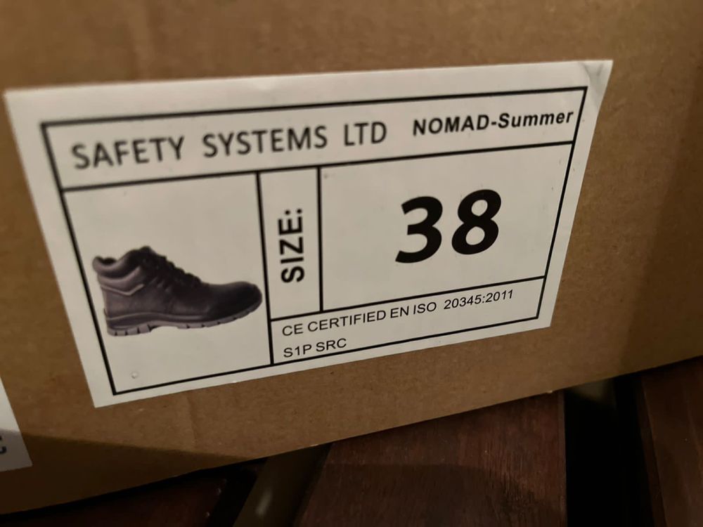 Рабочие (safety) ботинки летние