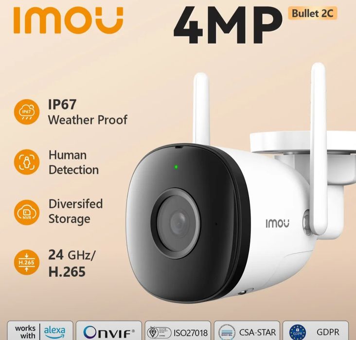 Камера видеонаблюдения imou 4 MP