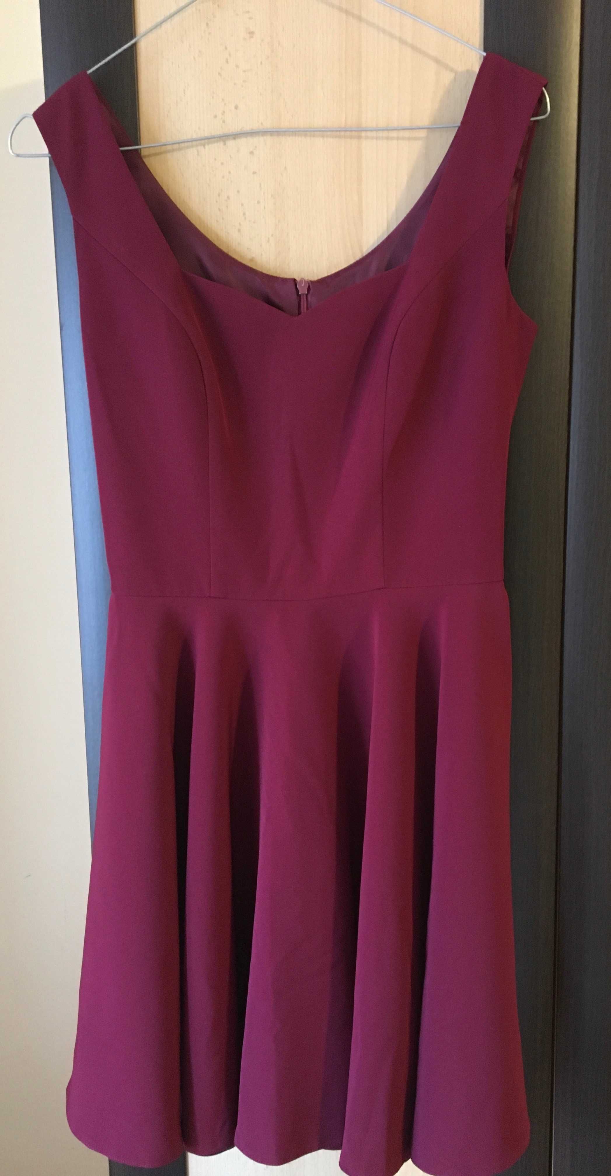 Rochie scurta Burgundy eveniment/domnisoara de onoare/ pr negociabil