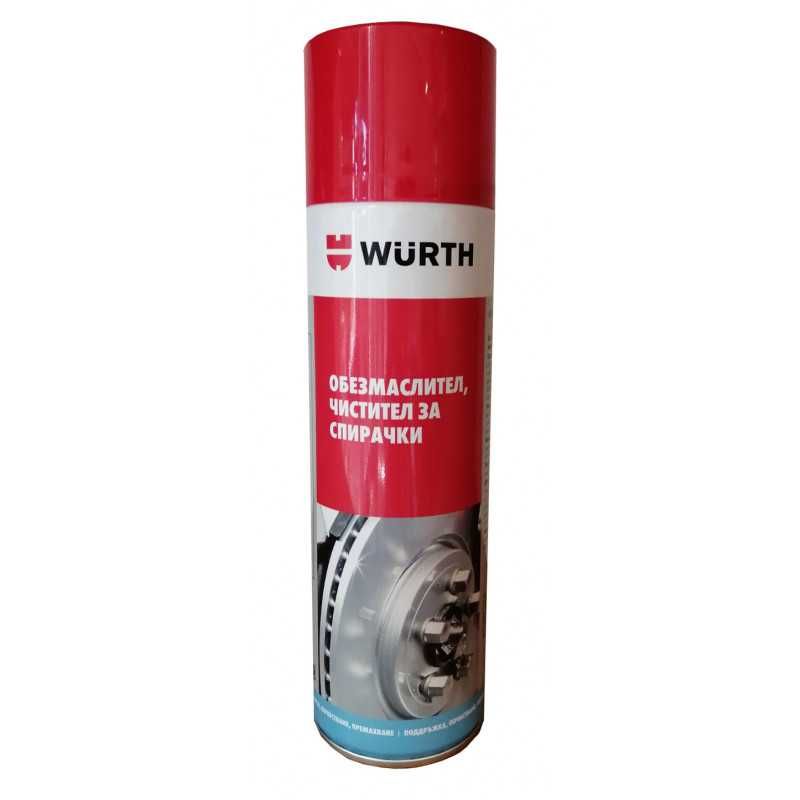 Спрей обезмаслител WÜRTH BRAKE CLEANER 500ml.