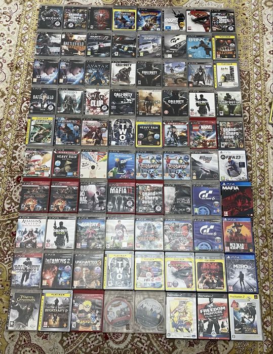 Продам игры на ps3 ps4
