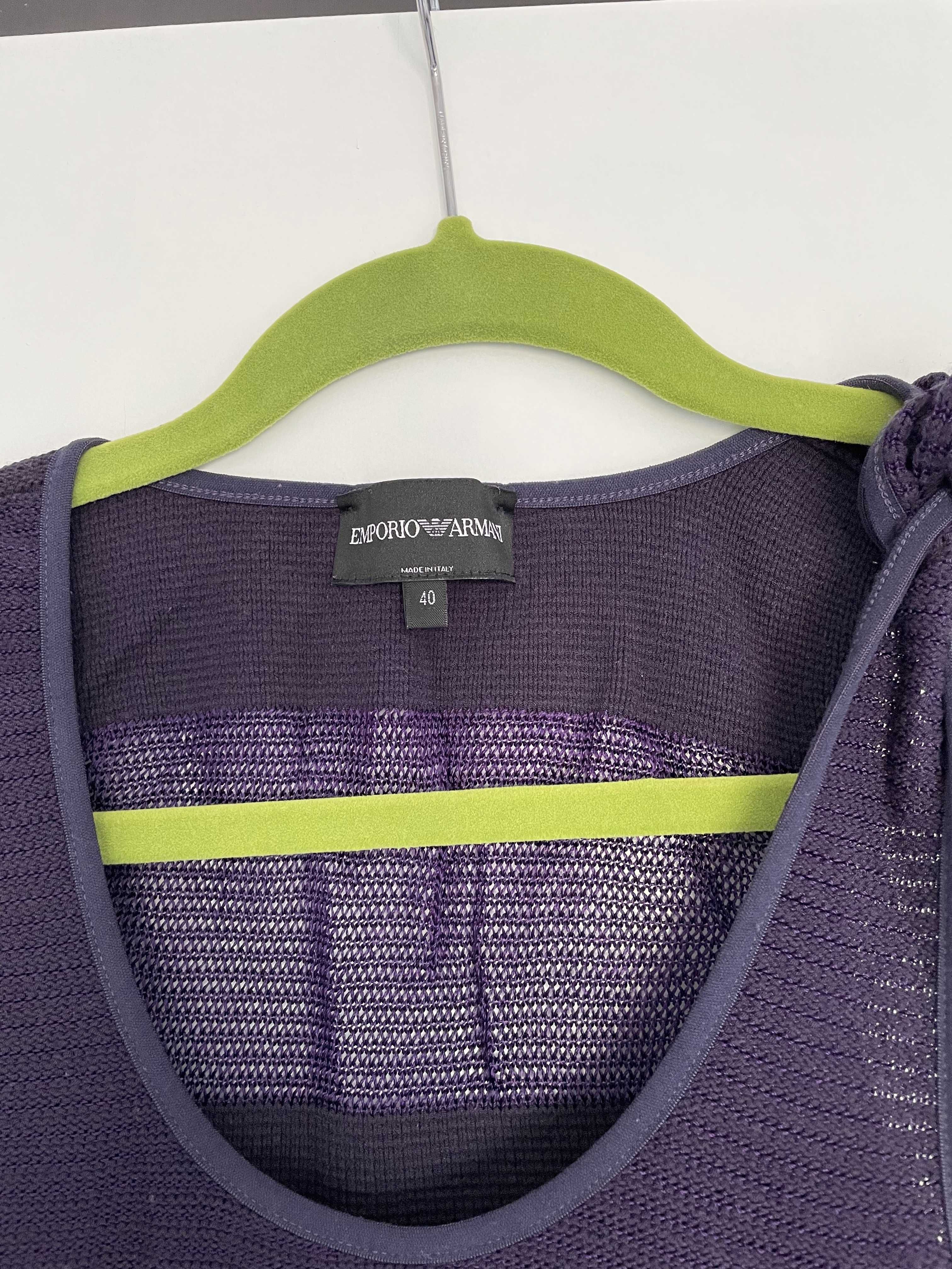 Vand top/ maieu Emporio Armani, marime 40 (M), legare cu funda pe umar