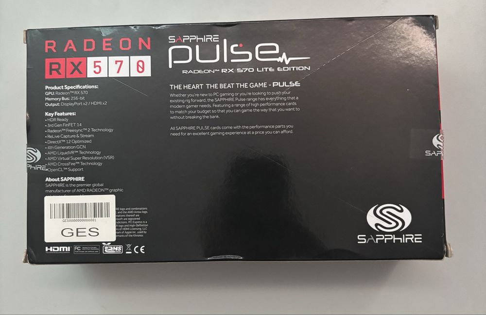 Placa video Sapphire Radeon RX570