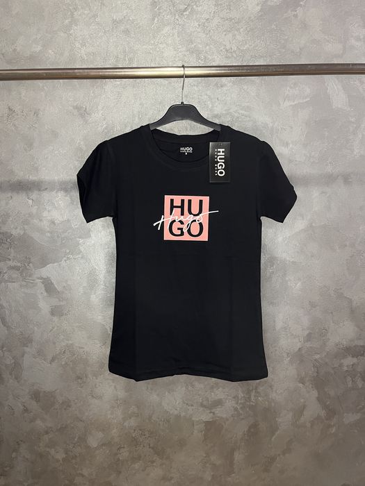 Hugo Boss тениска черна