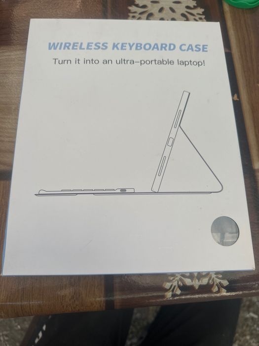 Wireless keyboard case