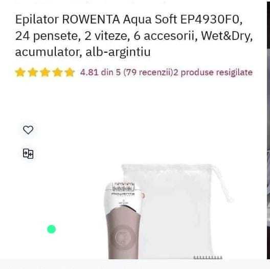 Epilator Rowenta Nou