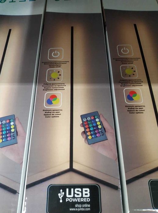 Настолно USB LED осветление лапма с дистанционно 28x2,3x140 см