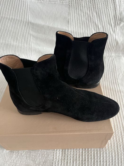 Ghetute Musette din piele intoarsa