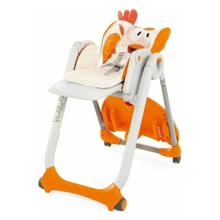 Scaun de masa Chicco Polly 2 Start 4roti, Fancy Chicken