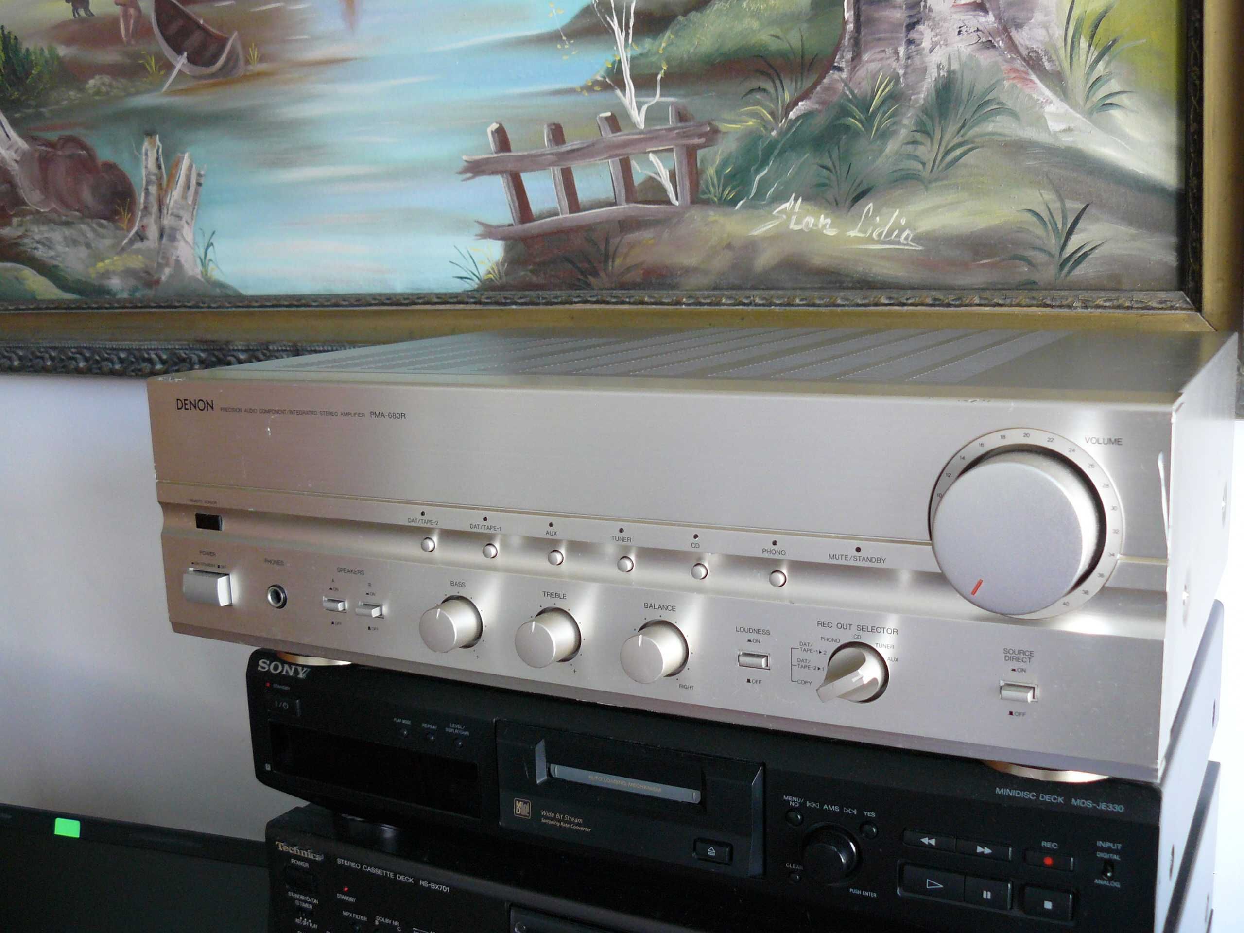 Amplificator Denon pma 680r Silver Gold (Akai sony