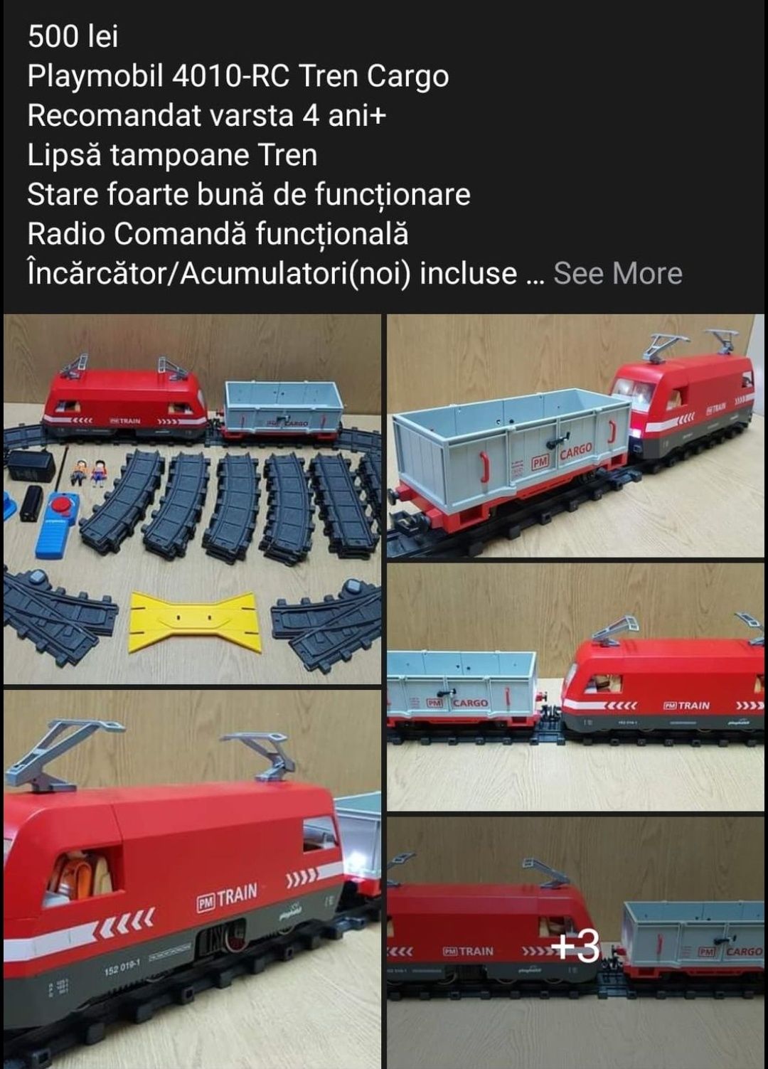 Tren Cargo playmobil!+ Sine