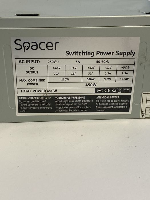 Sursa calculator Spacer PC 450W
