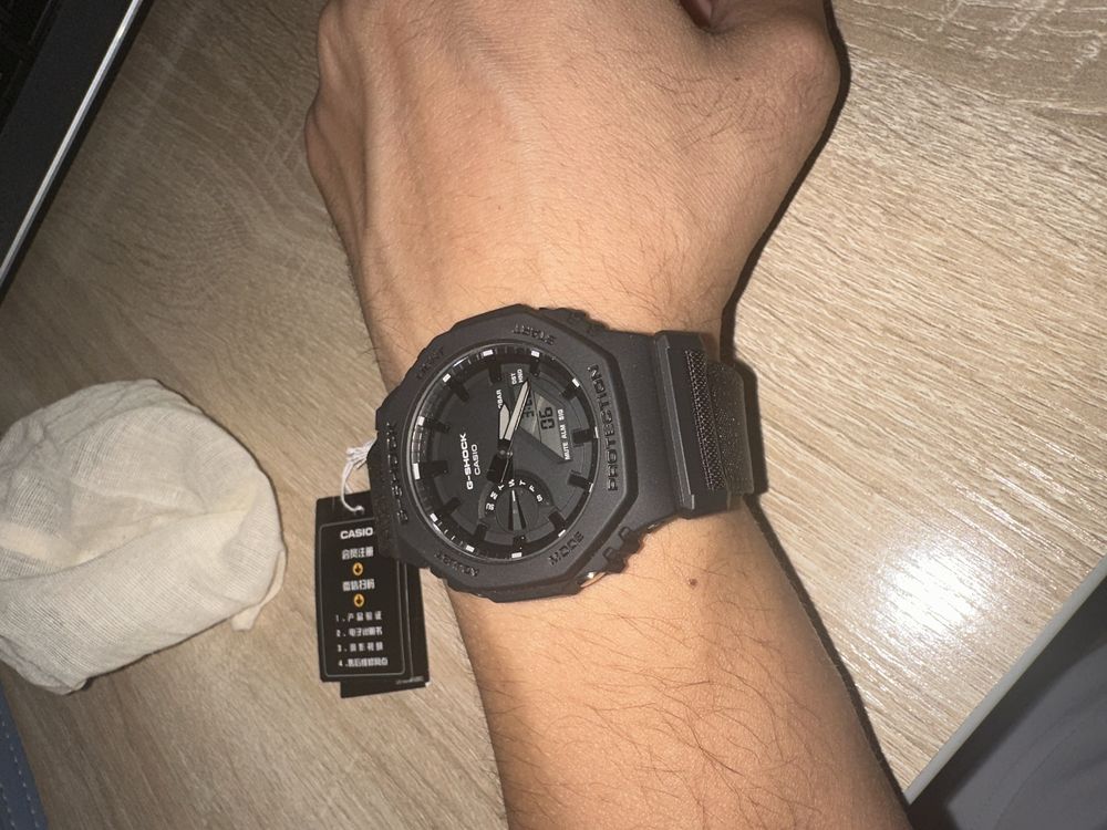 Casio G-Shock GA-2100BCE-1A — абсолютно новые