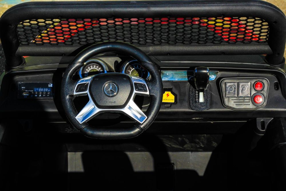 Masinuta electrica pt. 2 copii Mercedes Benz UNIMOG NOUA #Rosu