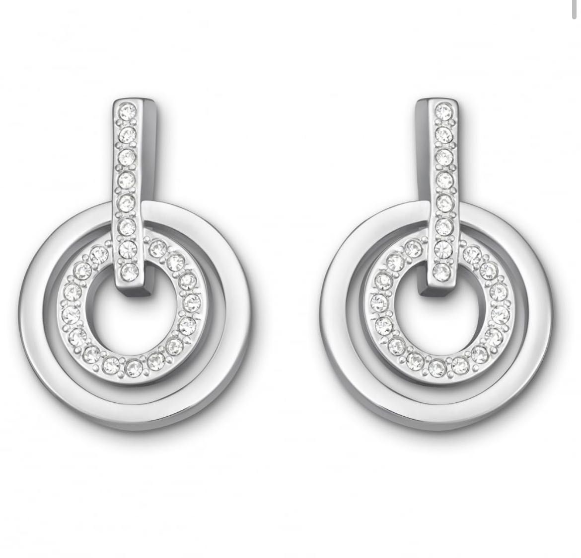 Комплект обеци и гривна Swarovski