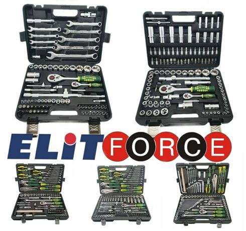 Наборы ключей ELIT FORCE набор инструментов для авто машин в чемодане