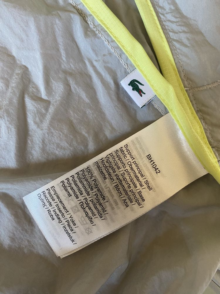 Lacoste - Water Resistant Packaway Zipped Sport Jacket