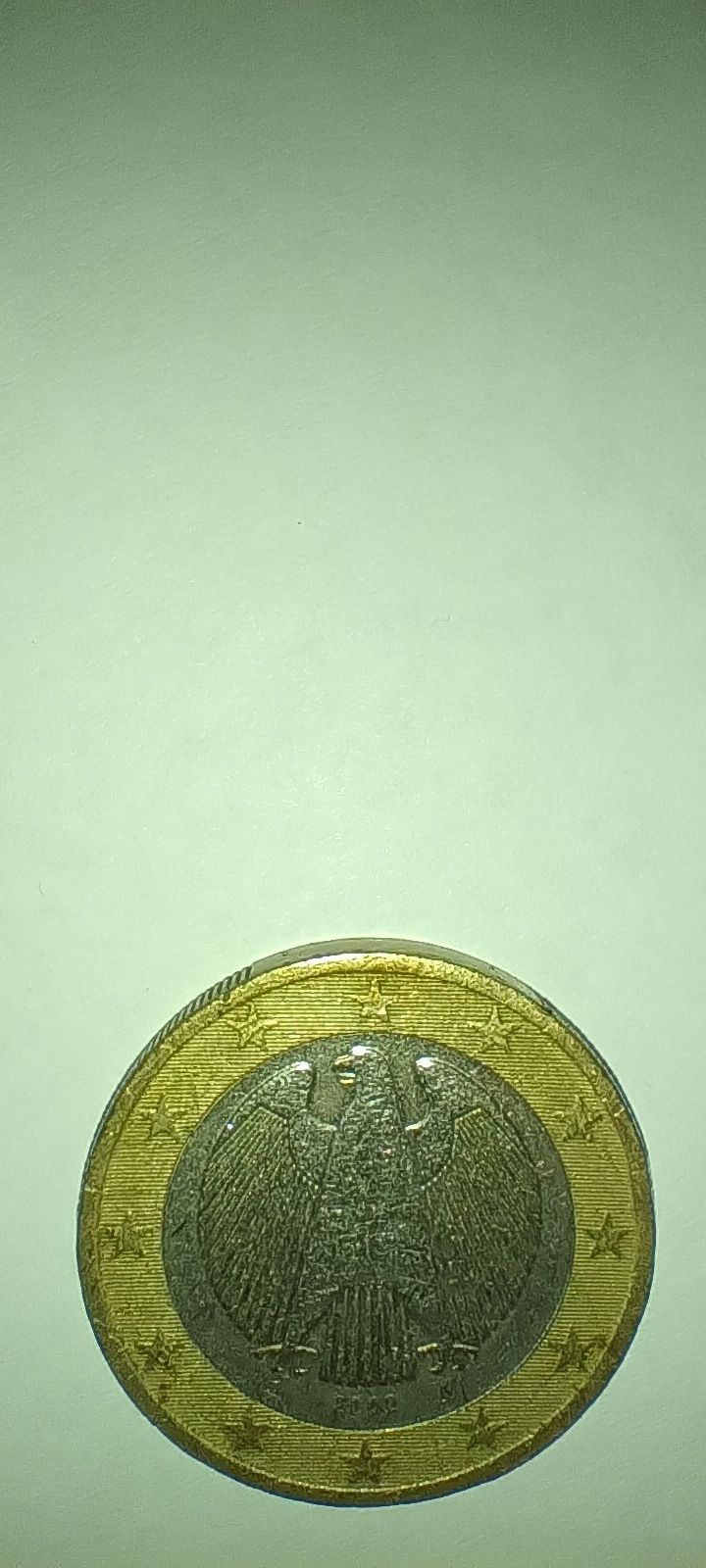 moneda rara Espana 2002 de colectie de 1 euro stema cu vultur