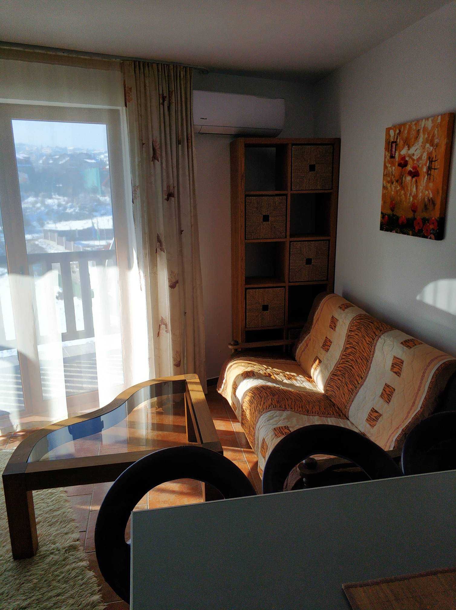 Двустаен апартамент в Банско с уникалната гледка, за дългосрочен наем