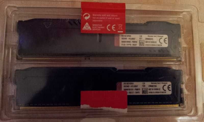 Kit RAM dual channel Kingston HyperX Fury, 2x4 GB, DDR3, 1866 MHz