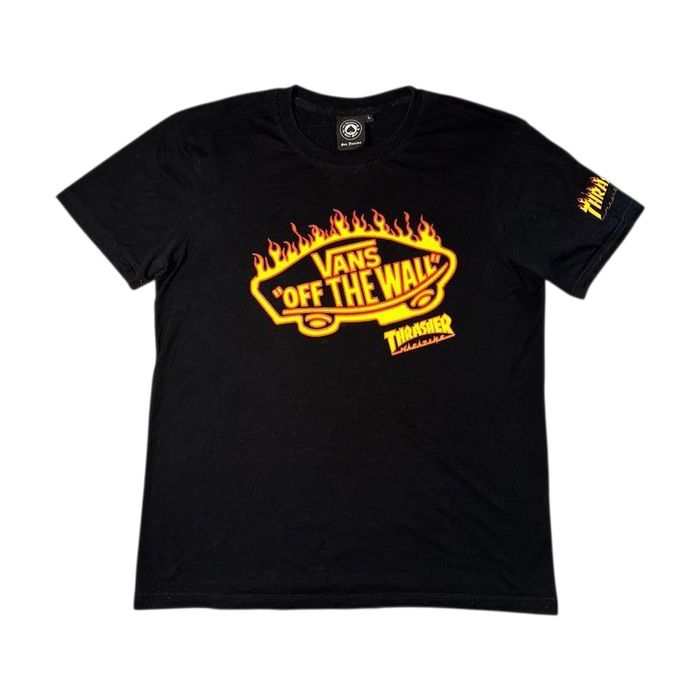 Vans X Thrasher Flame Logo Tee