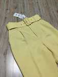 Pantaloni cu talie inalta si curea Zara