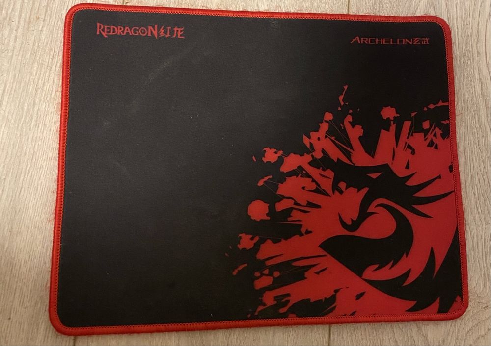 Mouse pad reddragon archelon M black-red