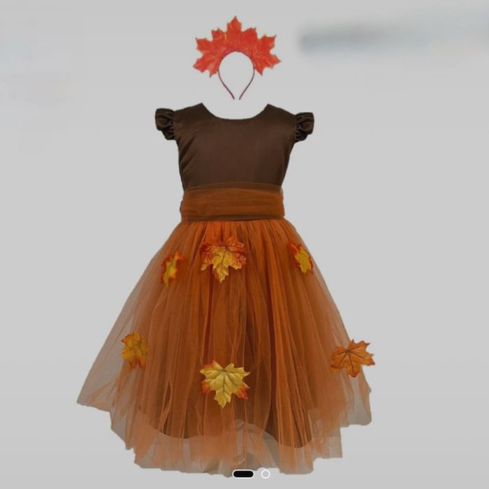 Rochie si bentita cu frunze