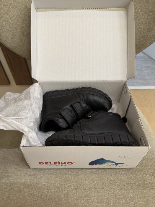 Детские кожаные сапоги