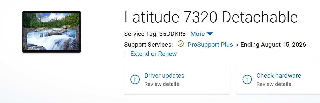 Продавам Лаптоп DELL Latitude 7320 Detachable