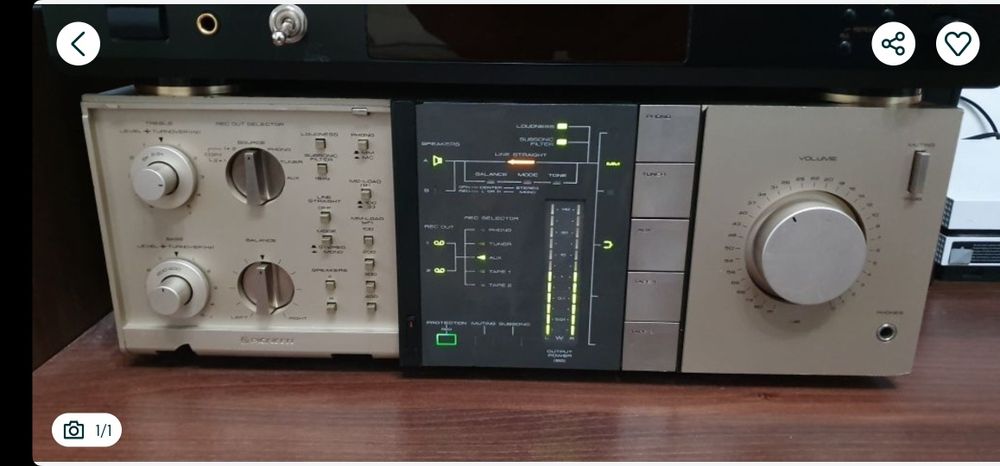 Amplificator audiofili hiend Pionner A9 varf de gama. Foarte RAR.