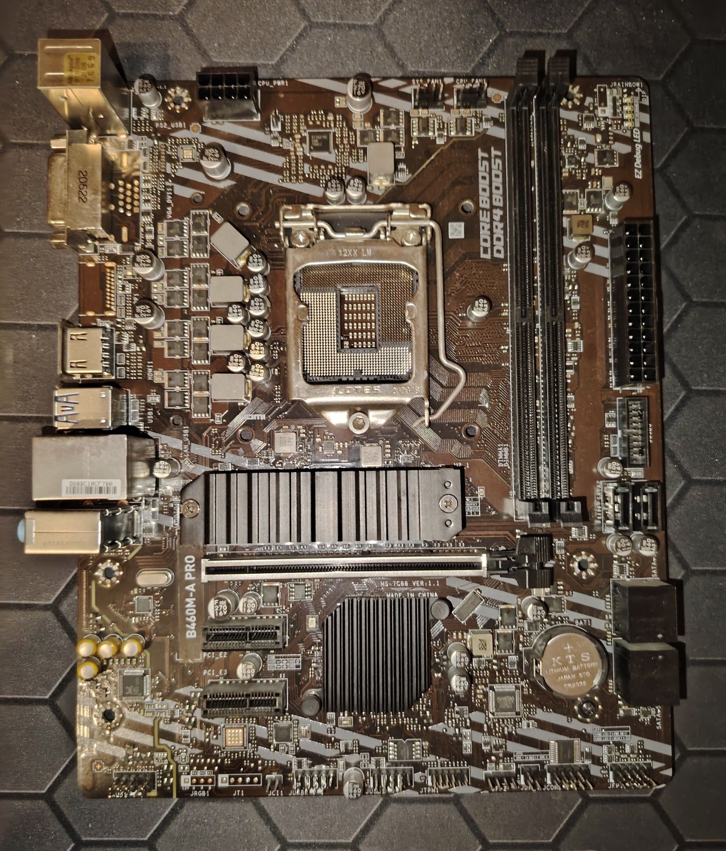 Материнская плата MSI B460. B460M-PRO.  Лучше чем H410-H510